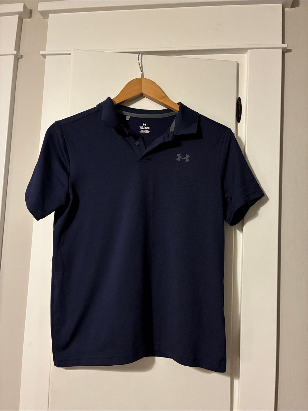 Under Armour Boys Dark Navy Performance Polo